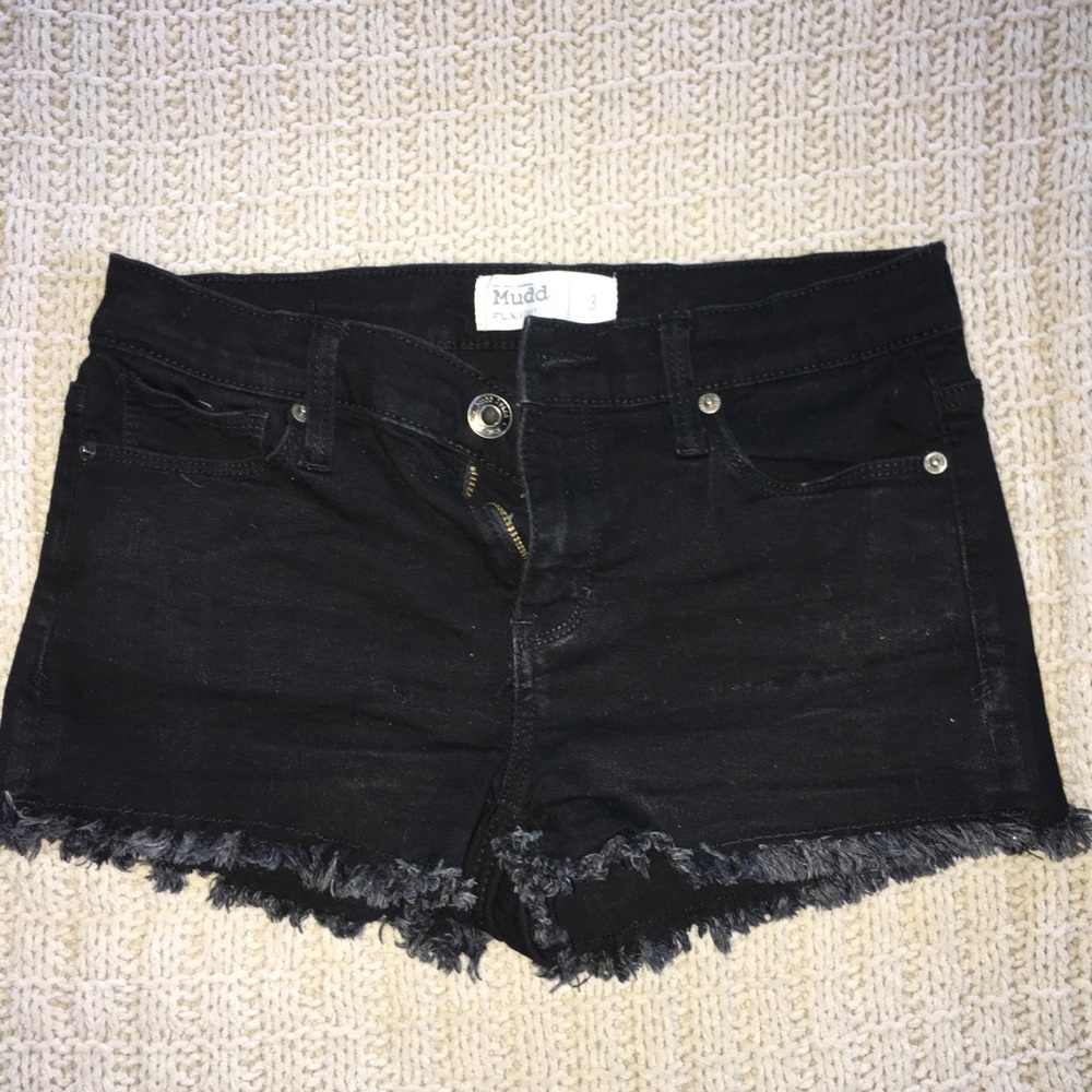 Mudd flexstretch black shorts